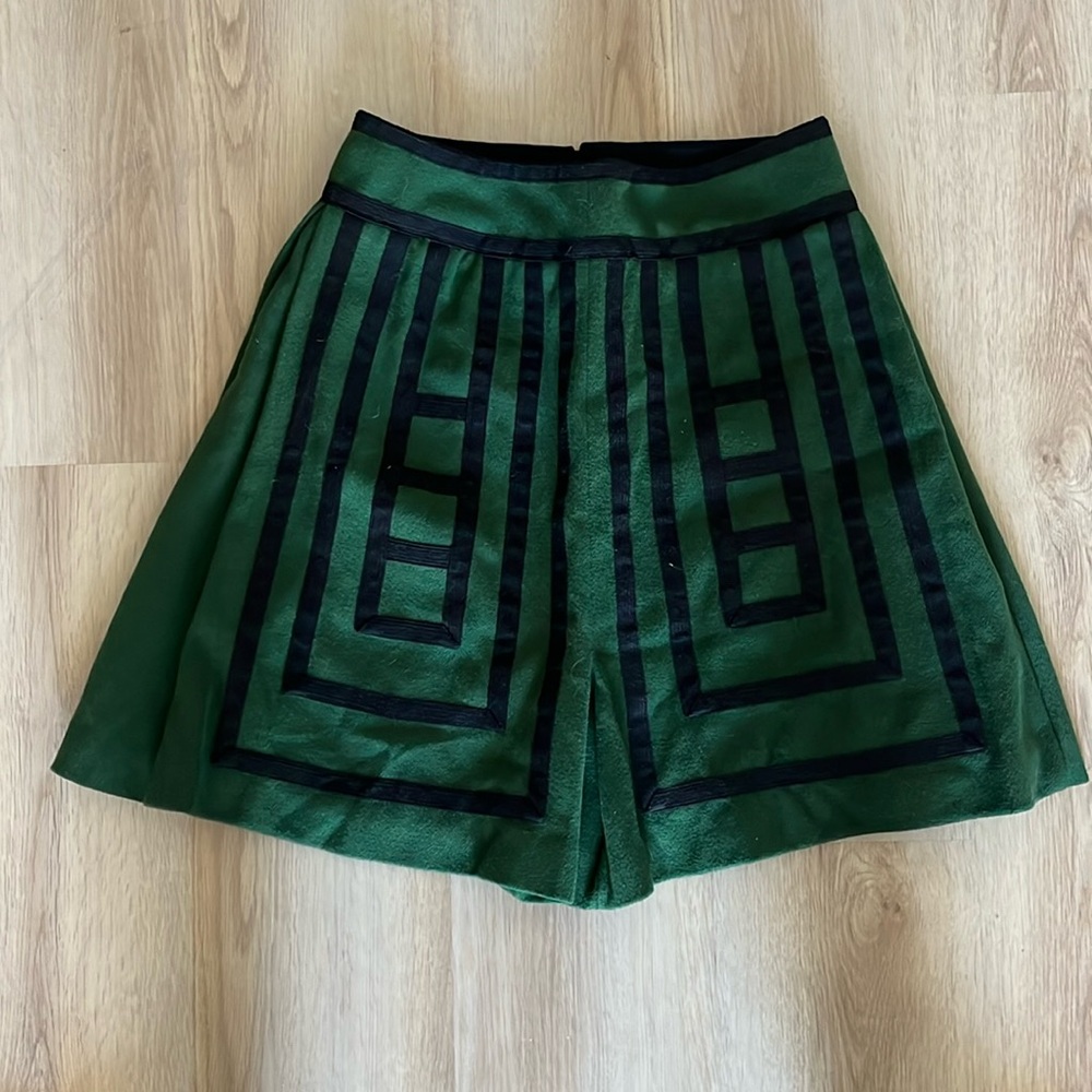 Maeve for Anthropologie Wool Geometric Skirt (size 2)